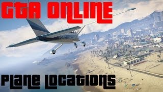 GTA Online Plane Locations [upl. by Eelirol]