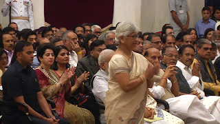 President Mukherjee presents Padma Awards at a Civil Investiture Ceremony [upl. by Nodnrb]