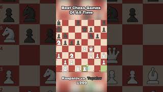 3 Brilliant moves 💎  Kasparov vs Topalov Wijk aan Zee 1999 bestchessgame chess [upl. by Kinzer]