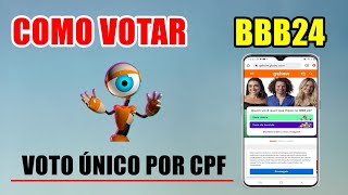 Como votar no bbb 24 Rápido e Fácil  votar no paredão bbb 24 [upl. by Child]