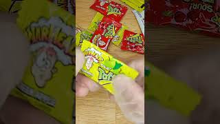 Warheads Sour Taffy With Mystery Flavor shorts warheads candy taffy sour sweet food [upl. by Haela]