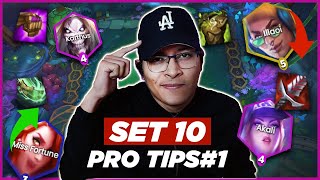 ✅ TFT PRO TIPS 1  COMO ARMAR TU TABLERO en TFT SET 10 [upl. by Tasha]