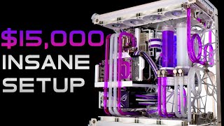 DREAM 15000 Custom Water Cooled Gaming PC Build [upl. by Ynnoj150]