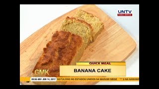 Banana Cake  Quickmeal [upl. by Kline]