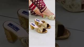 New collection 🔥👌bridal style sandel l 👠heelscollection fashion sandalstrending viral ytshorts [upl. by Harwin]