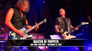 Metallica Master of Puppets New York NY  September 21 2013 [upl. by Hadria]