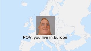 Mr incredible becoming cannyuncanny POV you live in Europe [upl. by Zebapda]