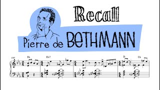 Pierre de Bethmann swingin on odd meters Recall At Barloyds 2018 [upl. by Varick851]