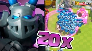 A MAIOR HORDA DE MEGASSERVOS QUE VOCÊ JÁ VIU  Clash Royale [upl. by Oznohpla]