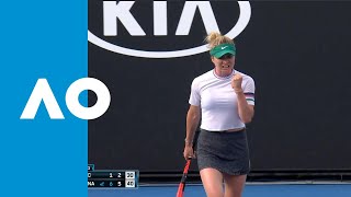 Viktorija Golubic v Elina Svitolina match highlights 1R  Australian Open 2019 [upl. by Calandria]