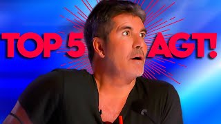 5 AGT Auditions That Will Go Down In History [upl. by Renraw]