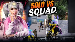 SOLO VS SQUAD ⚡3 FINGER NO GYROSCOPE  BGMI MONTAGE BGMI [upl. by Quince]