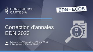 ECNi  Correction dannales  EDN 2023 [upl. by Eirehs]