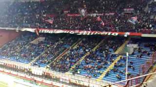 Milan Genoa 52Curva Sud MilanoCori contro i Genoani [upl. by Omrellug]