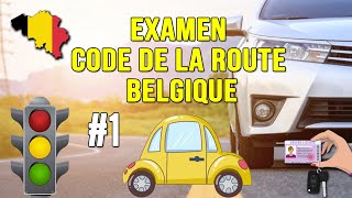 permis de conduire théorique Belgique 2023 ✅ 50 Questions  examen code de la route test 1 [upl. by Euton895]