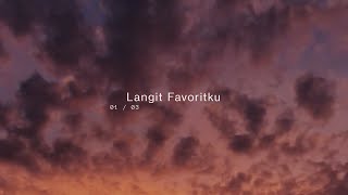 Teddy Adhitya  Langit Favoritku Official Lyric Video [upl. by Hsirahc650]