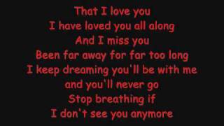 Far Away by Nickelback with lyrics [upl. by Theda]