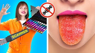 COOL WAYS TO SNEAK CANDIES INTO CLASS  Awesome Food Hacks And Tricks by 123 Go Live [upl. by Cuttie482]