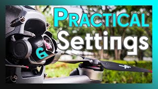 DJI FPV Camera Settings  Walkthrough and Stabilisation Setup [upl. by Earahs362]