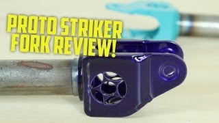 Proto Striker Threadless Fork Review  Skatescouk [upl. by Ahsiyn]