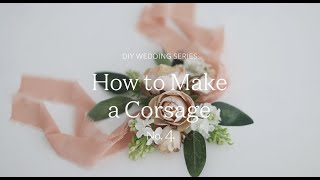 How to Make a Corsage with Fake Flowers [upl. by Acker]