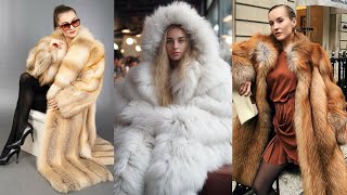 Trendiest Mesmerizing Amazing 😍 Fur Coat for Women IdeasMost Popular womens Fur Coat [upl. by Assiran879]