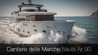 Cantiere delle Marche Nauta Air 90  Luxury yacht [upl. by Cioban]