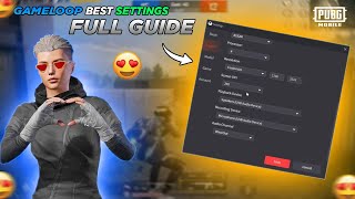 ⚡My Personal Gameloop Settings Revealed😍 🔧Gameloop Best Settings For Low End PC ✅ [upl. by Tyree]