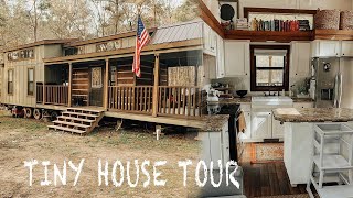 Family of Four Living in 399Sq Ft Tiny House  FULL HOUSE TOUR [upl. by Holden]