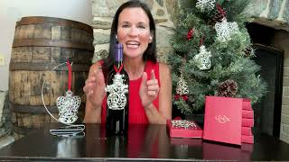 Lenox 6Piece Sparkle and Scroll Silver Ornament Set on QVC [upl. by Katherin]