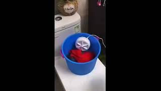 mini washing machine portable ultrasonic turbine washer [upl. by Nylrehs]