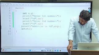 Lecture 3 C Data Types  Size  scanf function  format specifier  Addition of 2 numbers  Vikas [upl. by Otcefrep]