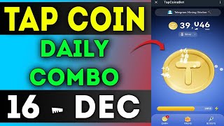 Tap Coin Daily Bounty 16 December 2024  Tapcoin Daily Bounty  Today Tapcoin Daily Combo  AGP [upl. by Titania]