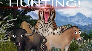 THE SABER HUNTING EXPERIENCE Ecos La brea roblox [upl. by Lettie]