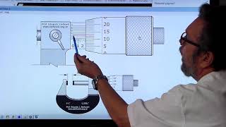 LEITURA MICRÔMETRO POLEGADA 00001quot [upl. by Malvino274]