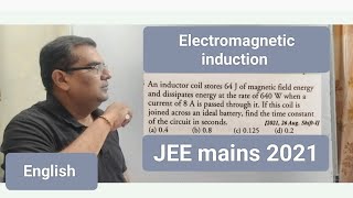 An inductor coil stores 64 J of magnetic field energy and dissipates energy at the rate of 640 W [upl. by Kinnie]