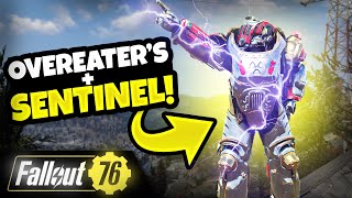 Overeaters Sentinel Hellcat Power Armor  Because Balance  Turtles Lab  Fallout 76 Steel Reign [upl. by Nebe]