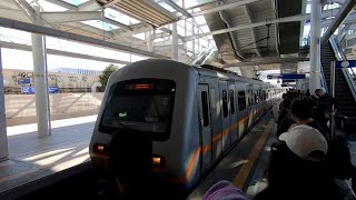 Athens Airport Station  Rail amp Metro   Greece  151123 [upl. by Aihsined]