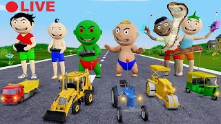 Bittu Sittu Cartoon Part 55  Jcb Wala Cartoon  Gadi Wala Cartoon  Pagal Beta  Desi Comedy Video [upl. by Pillyhp]