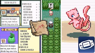 Cheat del Mapa Viejo para ir a Isla Suprema y capturar a Mew en Pokemon Esmeralda en My Boy [upl. by Ro]