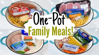 5 ONE POT MEALS  The BEST Quick and EASY Family Recipes  Julia Pacheco [upl. by Codd]