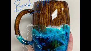 Woodgrain Wave Tumbler Tutorial 1 [upl. by Newby]