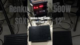 Renkus Heinz SGX121 Pasif 12quot 500W Buat yg pingin floor monitor speaker BuiltUp Kelas Artis 👍👍 JAVA [upl. by Jaquelyn]