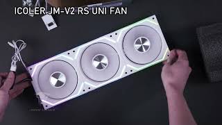 ICOLER JMV2 RS UNI Fan Unboxing [upl. by Wattenberg]