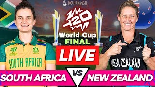 SA vs NZ Women Live T20 World Cup Final  SAW vs NZW T20 WC 2024 Live South Africa v New Zealand In1 [upl. by Landel815]