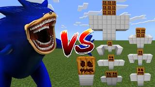 All Iron Golems vs All Sonic Mobs Compilation 16 [upl. by Eleik]