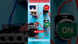 motor control circuit  motor control holding circuit  motor start and stop circuit  motor [upl. by Feirahs]