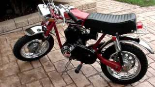 Quick tour 1971 Rupp Roadster II minibike [upl. by Taveda774]