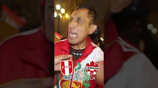 HINCHAS REACCIONAN  PERU VS CANADA 01 shorts peru copaamerica viral futbol [upl. by Yolane14]