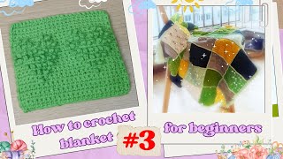 How To Crochet Blanket For Beginners  Part 3 3 CrochetBlanket CrochetTutorial [upl. by Aigil651]